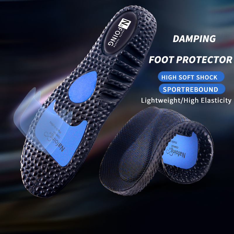 The Sneaker Care - 靴用スポーツインソール衝撃吸収消臭通気性クッションランニングインソール足用男性用女性用マッサージケアパッド