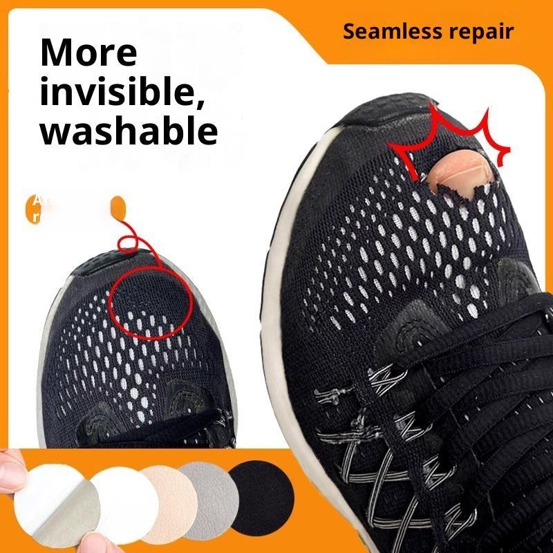 Sneakers Care - 接着剤不要の自己粘着靴穴修理パッチ防水耐水性修正用品メッシュランニングスニーカーカジュアルシューズ用