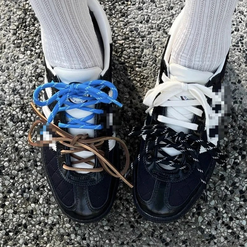 フラットリボン靴ひもポリエステルスニーカーひも女性ファッショ - Lace Replacement Flat のレビューと価格