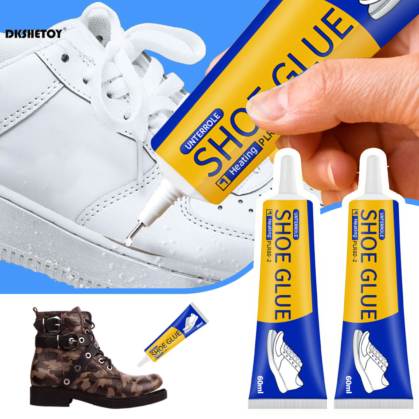 60 ミリリットル超強力靴接着剤 DIY 修復接着剤ユニバー - Sneakers Care のレビューと価格