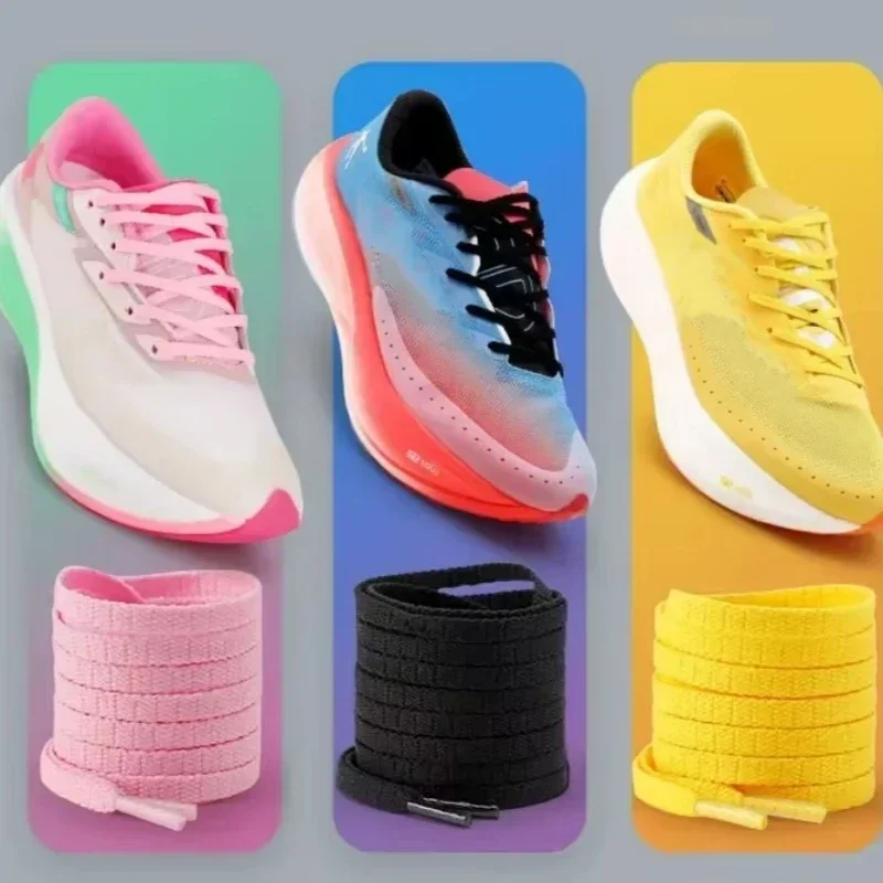 5mm幅の平型アスレチックシューレース（スニーカー用）- 波 - Lace Replacement Flat のレビューと価格